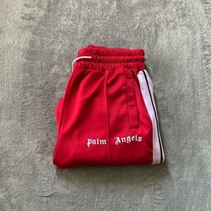 Palm Angels Red Track Pants